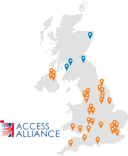 Powered Access depots throughout the UK